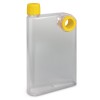 Clear Yellow Flat Bottles